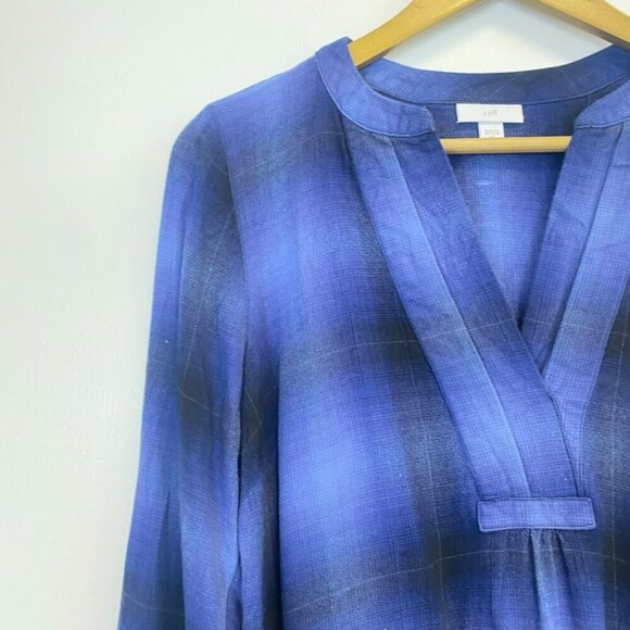 J. Jill Blue Plaid Tunic - Picture 4 of 9